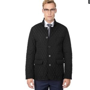 Braveman Men's Black Quilted Blazer Jacket- XXL